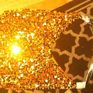 Blingy gold sequin hobo Bag